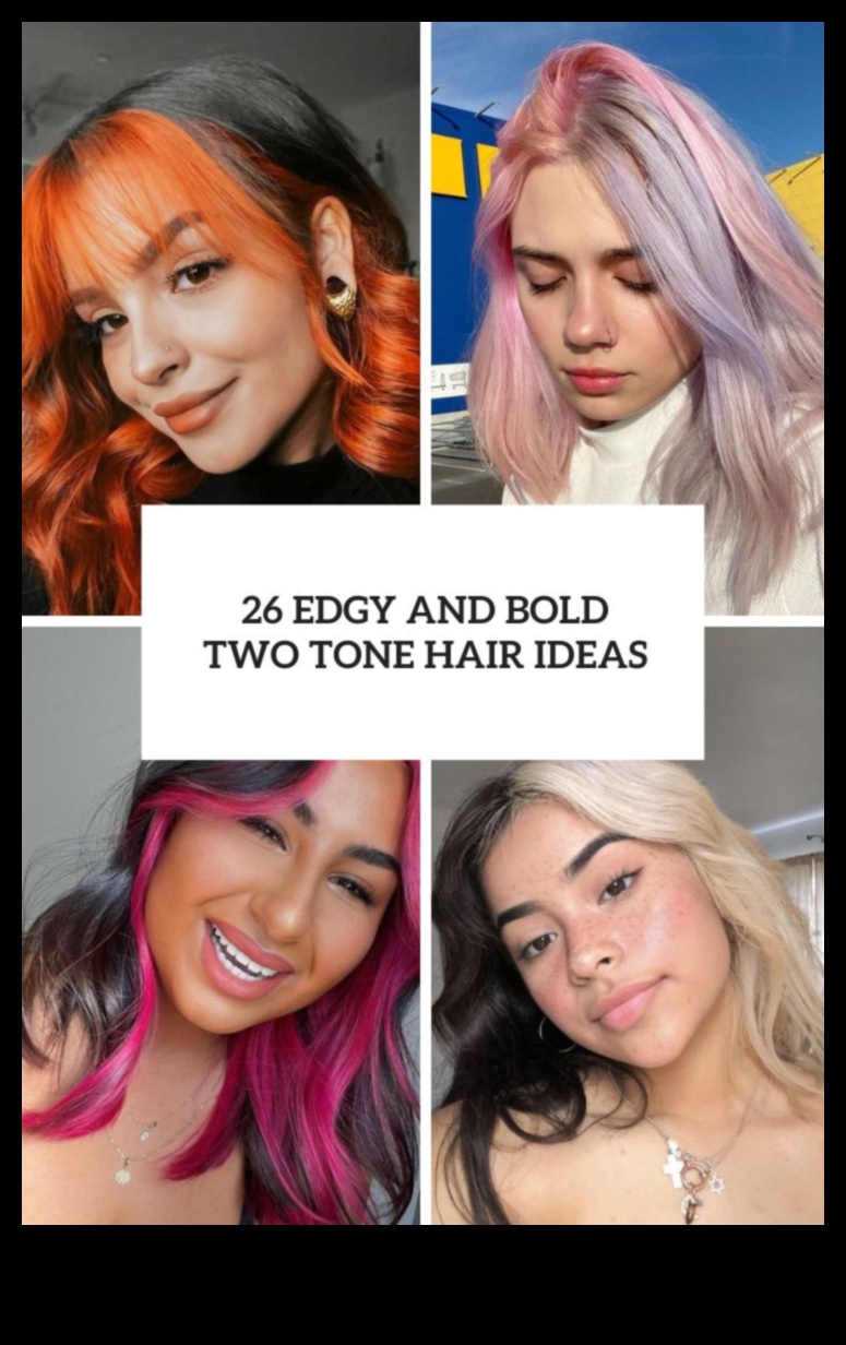 Două tonuri la modă: experimentați cu două nuanțe de culoare de păr