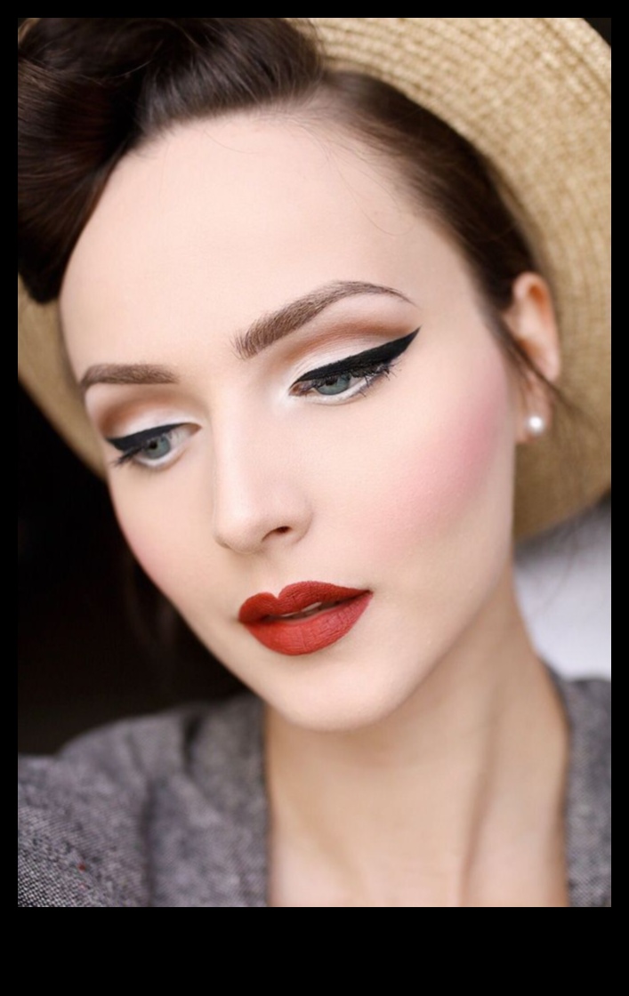Glam Meets Retro: Explorarea influențelor vintage în stilurile de machiaj de seară