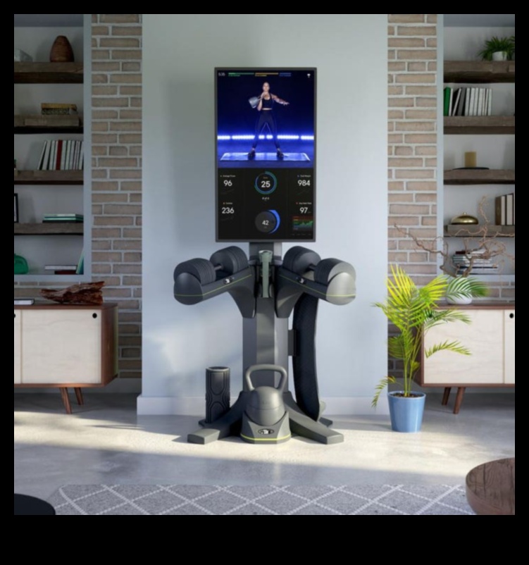 Fitness conectat: echipament inteligent de antrenament pentru o sală de gimnastică cu cunoștințe tehnice