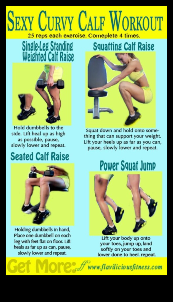 Cronici vițel: Crearea picioarelor modelate cu exerciții strategice