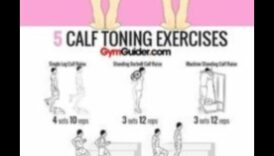 Cronici vițel: Crearea picioarelor modelate cu exerciții strategice